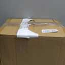 30 Pack Clear Champagne Tower 5 Oz Champagne Flutes Plastic Champagne Coupe Glasses With Gold Rim Disposable Martini Glasses Stackable Stemmed Coupe Glass for Weddings Birthday Party (30, Clear)