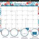 2026 Desk Calendar - Calendar from January 2026 - December 2026,12 Months Desk Pad Calendar, 14.8" x 11.4", Desk Pad, Large Ruled Blocks