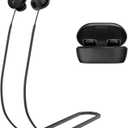 Anti-Lost Strap Compatible with Bose New QuietComfort Earbuds 2024, Silicone Sports Lanyard for Bose New QC Earbuds (Black)