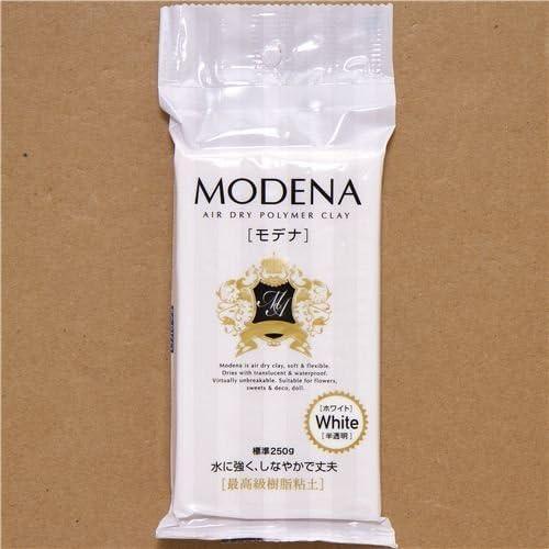 MODENA Air Dry Polymer Clay 250g Color White (Japan Import)