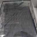 SNTD Dish Drying Rack - Extendable Dish Rack, Large Sink Drying Dish Drainer for Kitchen Counter, Stainless Steel Dish Strainer with Utensil Holder (Black)