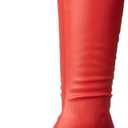 Ellie Shoes Women's 300 Super Boot (9, Red/Gold)