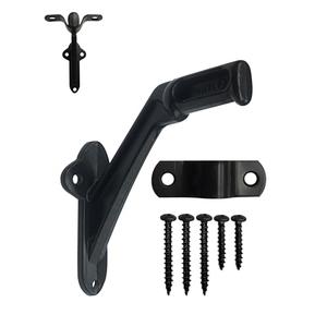 Commercial Handrail Bracket Wall Mounted Oil Rubbed Bronze Black, 3 Pack | HOWTOOL