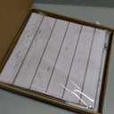 COMSTICKC Peel and Stick Faux Wood Wall Panels Shiplap Vintage White Grain, 10 Pcs of 12" x 12", Not Real Wood, Thin PVC 3D Fake Wood Self-adhesive Wall Covering Wallpaper for Interior Farmhouse Decor