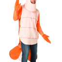 Rasta Imposta Shrimp Costume, Crawfish, Crustacean Adult One Size for Men & Women