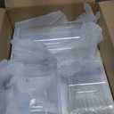 ARIAMOTION Hurricane Candle Holders for Pillar Hand Blown Glass Cylinder Vases Table Centerpiece Bulk Room Decor Clear Seeded Bubbles Living Dining Kitchen Island 10" 7" 4" Set of 3