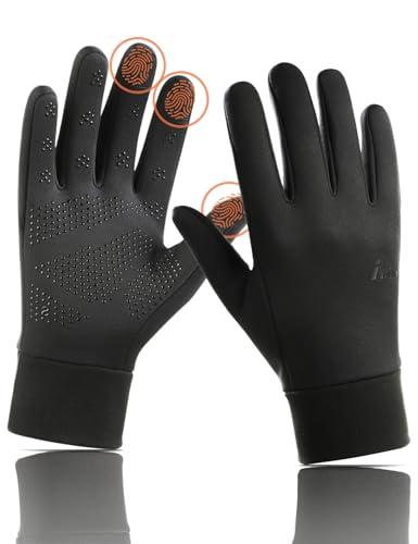 Aerynx Lightweight Running Winter Gloves, Touch Screen Warm Gloves Liners for Cycling Biking Sporting Driving for Men Women X1