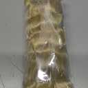 Leeven Curly Braiding Hair for Boho Braids 18 Inch 2 Bundles 613 Blonde Deep Water Wave Bulk Synthetic Hair No Weft Long Wet and Wavy Braiding Hair for Women