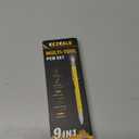 KEZKALS Easter Gifts for Men, 9 in 1 Multitool Pen, Easter Basket Stuffers, Anniversary Birthday Gifts for Men Who Have Everything, Mens Gifts for Dad Him Husband, Father's Day Gifts, Gadgets Tools (Yellow)