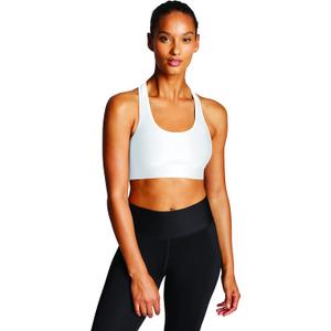 Champion Women's Sports Bra, Absolute, Moderate Support, High-Impact Sports Bra for Women (White, L)