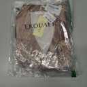 Ekouaer Men Satin Silk Pajamas Set with Pockets Sleepwear Shorts Satin Summer Loungewear 2 Piece Button Down Set S-3XL (Brown, L)