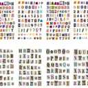 464pcs Magazine Letter Stickers Alphabet Number Stickers for Scrapbooking Supplies, Photo Album, Water Bottle, Gift Box, DIY Crafts, Junk Journal, Door Classroom Decoration(letter8)