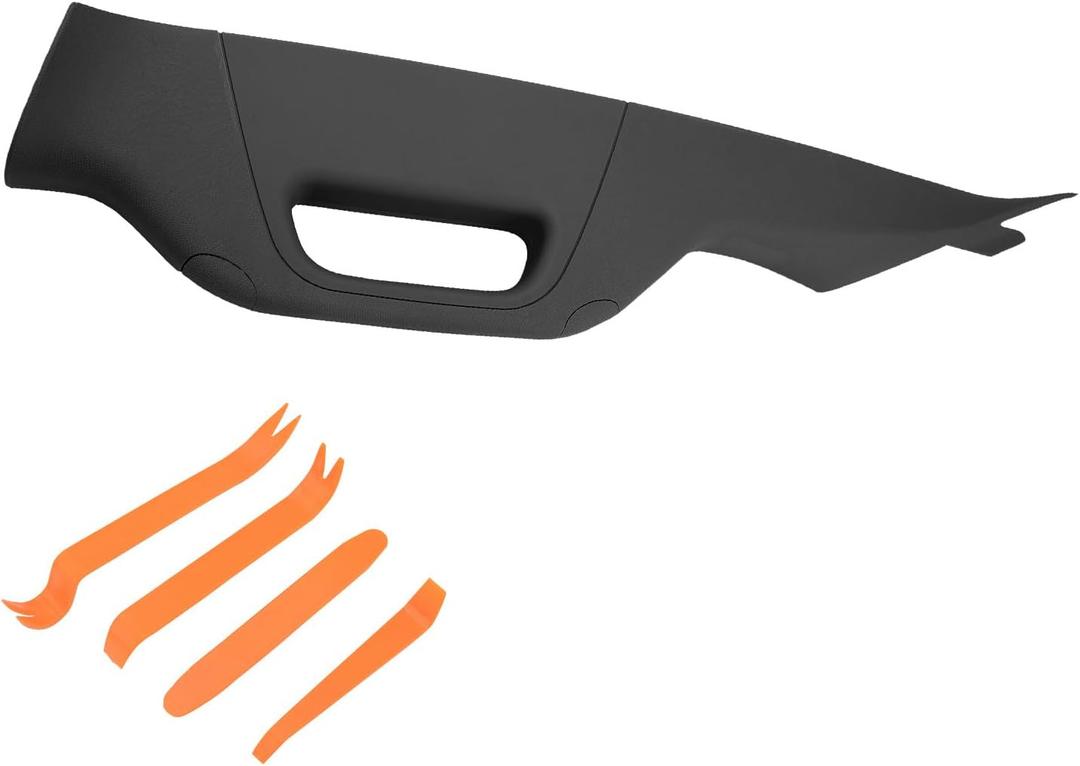 HQPASFY A Pillar Grab Handle Interior Trim Left Driver Side Black LH Compatible with 2011 2012 2013 2014 2015 2016 Ford F250 F350 F450 F550 Super Duty Replace# BC3Z2503599AB, BC3Z-2503599-AB