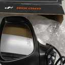 A-Premium Passenger Side Power Door Mirror - Compatible with Mazda CX-5 CX5 2017-2022 - Non-Heated, Manual Folding Black, Outside Rear View Mirror w/Turn Signal and Blind Spot Detection