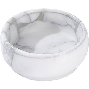 4.72 Inch Decorative Bowls, Natural Marble Decorative Bowls for Home Decor, Key Bowl, Coffee Tables Centerpiece, Soap Serving Bowl, Incense Burner, Smudge Bowl