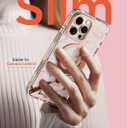 6 x MATEPROX Magnetic Marble Compatible with iPhone 16 Pro Case 6.3'' [2024],Stylish 3D Pattern Protective Phone Cases [Compatible with MagSafe] with Screen Protector Lanyard-Frosted Pink