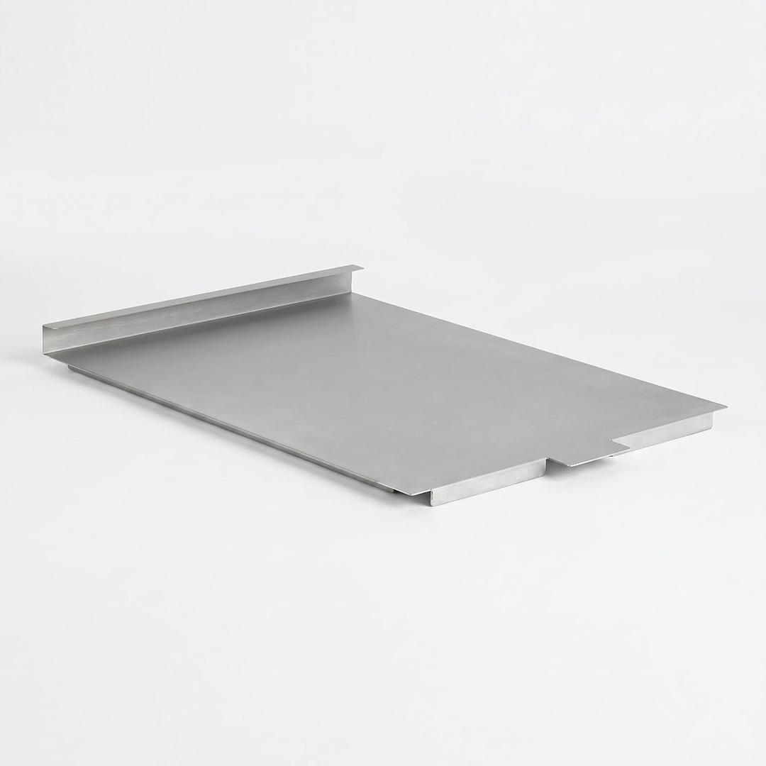 Commercial Deep Fryer Cover & Lid, Stainless Steel Night Tank Cover for 3-Burner 40-50 lb Gas Floor Fryers, Professional Fryer Shield for Restaurant Kitchen, Maintains Oil Quality & Lowers Costs