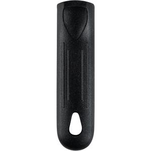 Restaurantware Silicone Hot Handle Holder - Met Lux Heat Resistant Fry Pan Sleeve, Dishwasher Safe - Non-Slip Pat Holder Sleeve Fits 8 inch & 9 inch Aluminum Pans, Black