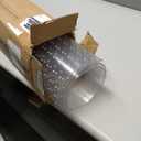 Office Chair Mat for Low Pile Carpet with Lip, 45" x 53" Clear Plastic Floor Protector, Heavy Duty Desk Chair Mat for Rolling Chairs, Smooth Glide Computer Mat for Home Office