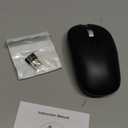 cimetech Type C Wireless Mouse, USB C Mice 2.4G Silent Cordless with Type C Receiver, Portable Computer Mouse for Laptop, Notebook, MacBook Pro Air, Windows, Linux - Ambidextrous Black