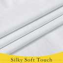 NICETOWN French Front Door Curtains Blackout Sheer Door Curtains for Window Thermal Insulated Privacy Sidelight Curtains for Tie Up Shades, 36W x 72L, 1 Panel, White