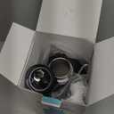 Swigina [2-IN-1 LID] Gallon Insulated Water Bottle with Silicone Boot (48hrs Cold/24hrs Hot) - DIY Stickers, Leakproof, BPA Free, 128 oz (Black)