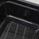 Carlisle FoodService Products 10221B03 StorPlus Half Size Food Pan, Polycarbonate, 4" Deep, Black