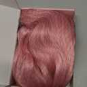 Miuric Light Pink Wig for Women Short Pastel Wavy Wigs Curly Bob Wigs with Bangs Shoulder Length Colorful Synthetic Wigs for Cosplay Costume Party Daily Use(14 Inches)