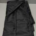 VidaFete 1 Pack Tablecloth 90 * 156inch Rectangle Table Cloth Polyester, Stain Wrinkle Resistant Polyester Dining Table Cover for Kitchen Dinning Party Wedding Tabletop Buffet Decoration(Black)