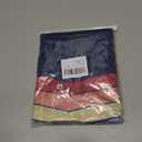 Women's Summer A-Line Mini Dress with Lantern Sleeves Square Neck Tie Front Double Layer Hem Casual Party Dress (M)