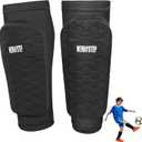 Soccer Shin Guards for Kids Youth Adult, Shin Defender Shin Guards with Honeycomb, Lightweight Shin Guard Sleeves for ski, Shin Pads for Football Baseball Boxing MTB
