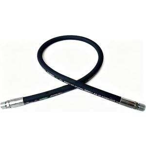 Autovo Hydraulic Hose 1/2" Hydraulic Hose with Male NPT X Male NPT 24" Long 3988 psi, Black