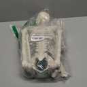 JIALWEN 36" Halloween Posable Skeleton Decorations, 3FT Realistic Plastic Human Full Body Bones with Movable Joints Skeleton for Haunted House Graveyard Props Indoor Outdoor Halloween Party Supplies