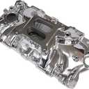 2701 Performance EPS Dual Plane SBC Intake Manifold Polished
Compatible with Chevy Small Block 262-400 SBC 350 305 1955-1986 V8 Square Bore Carb Street Only Idle–5500 RPM Cast Aluminum