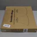 Bell Lamp Shades Set of 2, 6"Top x 13"Bottom x 10"High, Beige Shade Replacement for Table Lamps, Floor Lamps, Fabric Natural Linen Hand Crafted(Spider Fitter), Harp Holders Included, Assembly Required