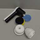 Swyprrix Electric Bathroom Cleaning Brush, Cordless Spin Scrubber Full Body Waterproof IPX7 with 6 Replaceable Brush Heads for Bathtub/Kitchen/Window/Home Cleaning -SD-CTB02 (No Handle)