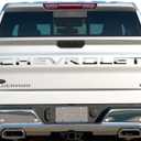 Putco Chevrolet Tailgate Letters Kit - Stainless Steel - Cut Lettering - Fits Chevy Silverado 2019-2026