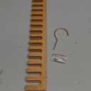 ZEDODIER Belt Hanger for Closet, Sturdy Wood Belt Rack for Men and Women, 14 Storage Capacity, Space Saving Hanging Belt Holder for Closet Organizers and Storage, Natural