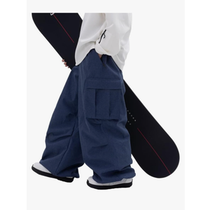 SNOWVERB Womens Mens Super Baggy 15K Waterproof Ski Snowboard Pants Mountain Freestyle Insulated Windproof Snow Pants S