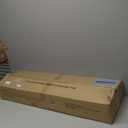 BAYKA Floating Shelves for Wall, 36 inches Long Wall Mounted Rustic Wood Shelves for Bathroom, Bedroom, Living Room, Kitchen, Office, Hanging Shelf for Books/Storage/Decor(White,Set of 2) (C. White - Modern Minimalist Style)