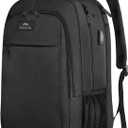 MATEIN Extra Large Backpack, 17 Inch Travel Laptop Backpack with USB Charging Port, Anti Theft TSA Friendly Business Work College Computer Backpack for Men Women, Black
