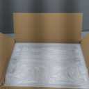 Small Acrylic Ladder Bookshelf, 3 Tier Clear Bookcase, Multipurpose Book Shelf for Living Room, Bathroom, Office, Modern, 11.6" D x 15.6" W x 32" H