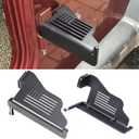 Front Foot Pegs for 1997-2006 Jeep Wrangler TJ Exterior Door Hinge Steel Rest Pedals Doors Off Foot Peg Accessories 1 Pair Black with US Flag