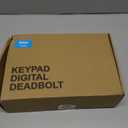 Veise Fingerprint Door Lock Set, Keyless Entry Door Lock, Front Handle Set, Electronic Keypad Deadbolt with Lever Handle, 2 Keys, Auto-Locking, One-time Codes, Easy to Install, Oil Rubbed Bronze