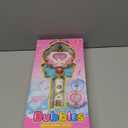 Automatic Bubble Wand for Toddler Kid Princess Toy Age 1 2 3 4 5 6 7 8 1yr Year Old Little Girl Gift Mover Maker Blower Machine Outdoor Juegos Juguetes Burbujas Nias Easter Pink