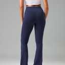 Colorfulkoala No Front Seam Flare Leggings Tummy‑Control for Women