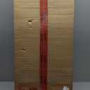 SONGMICS Mirror Jewelry Cabinet Armoire Organizer, Wall or Door Mount Storage Cabinet with Full-Length Frameless Lighted Mirror, Built-in Makeup Mirror, 2 Drawers, Christmas Gift, Rustic Brown