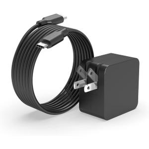 Superer 65W GaN PD USB-C Foldable Mini Charger Fit for LG Gram 17Z90TL 17Z90TP 17Z90T 17Z90TR 16Z90TL 16Z90TP 16Z90T 16Z90TR 16Z90TS 16T90TP 15U50T 15Z80T 15Z90T 14Z90T Laptop Adapter Power Cord