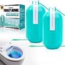Automatic toilet bowl cleaner, odor removal Stain removal Makes toilet bowls look new with a light, fresh scent