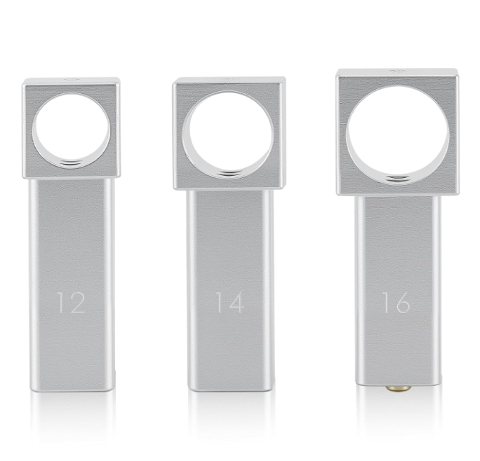 NEWTRY Locs Maker Attachments 4Piece Set of Replacement Heads for Dreadlocks Machine Multiple Sizes 12/14/16mm (0.47/0.55/0.63in)